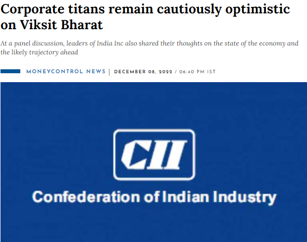 Corporate titans remain cautiously optimistic on Viksit Bharat